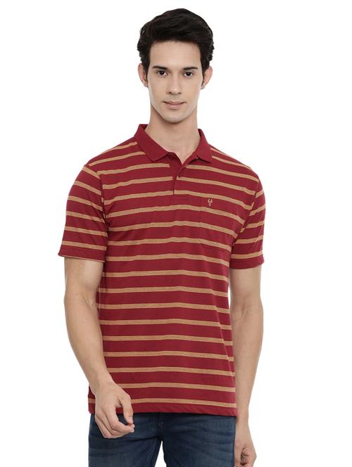 red striped polo t-shirt - 17420135 - Very Small Image - 1