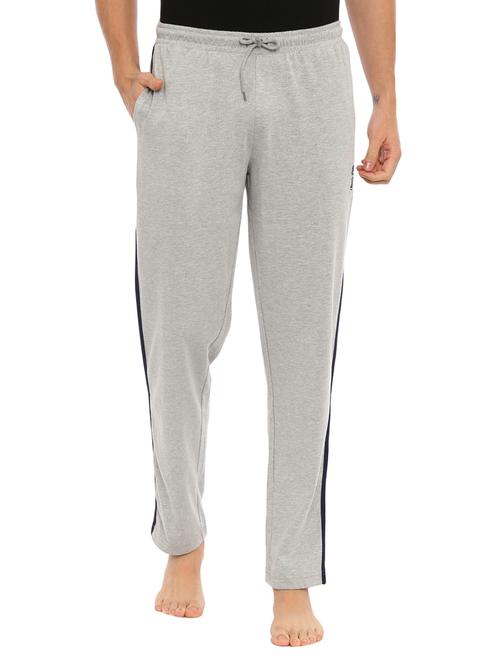 grey side striped full length track pant - 17420534 - Very Small Image - 1