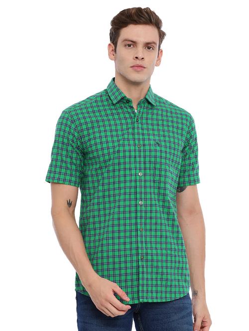 green checkered casual shirt - 17420576 - Very Small Image - 1