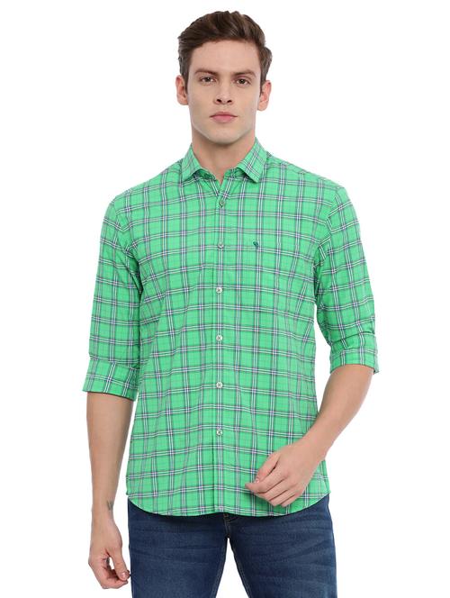 green checkered casual shirt - 17420579 - Very Small Image - 1