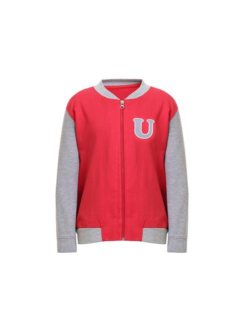 red cotton sweatshirt - 17422084 - Very Small Image - 1