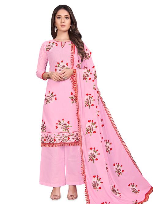 palazzo unstitched suit - 17424442 - Very Small Image - 1