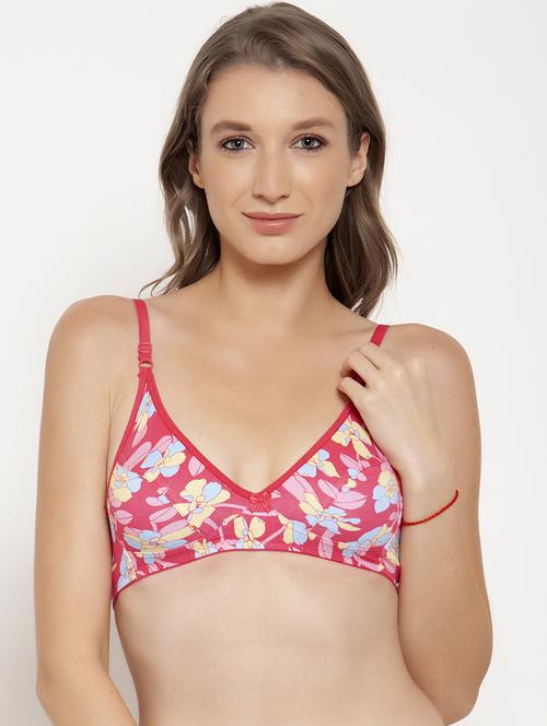 floral plunge bra - 17425132 - Very Small Image - 1