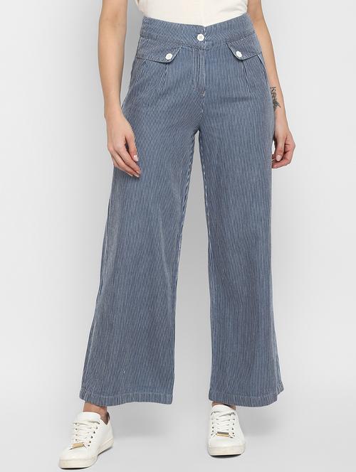 high rise wide leg trouser - 17425514 - Very Small Image - 1