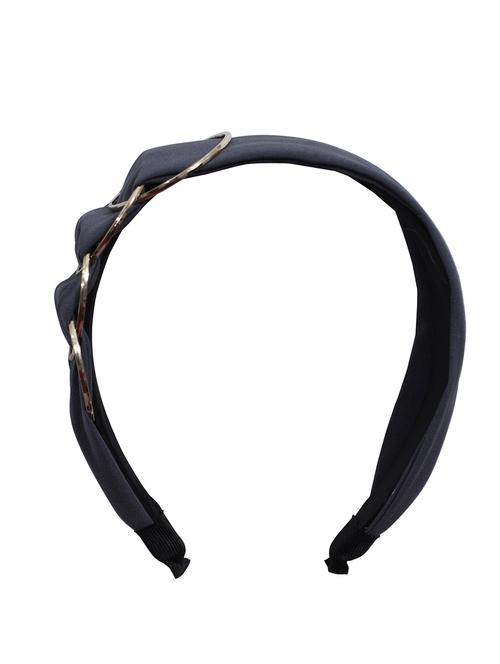 vembley grey solid stylish and classic hairband for women - 17425620 - Very Small Image - 1