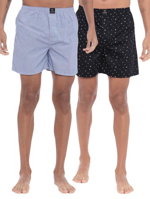 set of 2 multi colored printed boxer - 17425891 - Very Small Image - 1