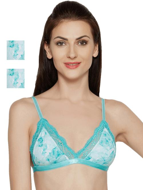set of 3 lace detail bra - 17426023 - Very Small Image - 1