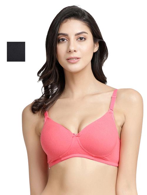 set of 2 bow patch bra - 17426030 - Very Small Image - 1
