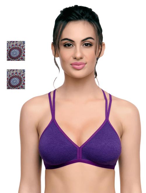 set of 3 styled back bra - 17426068 - Very Small Image - 1