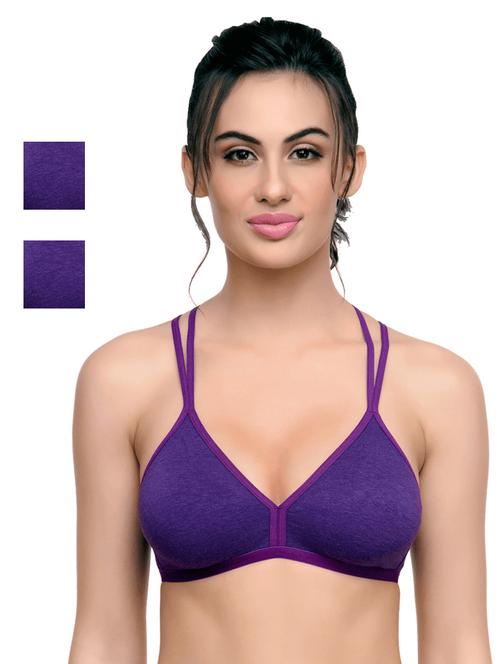 set of 3 styled back bra - 17426072 - Very Small Image - 1