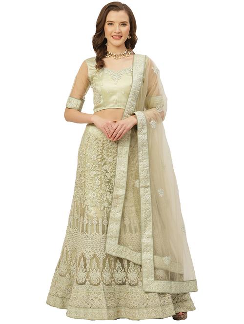pastel flared lehenga - 17426669 - Very Small Image - 1
