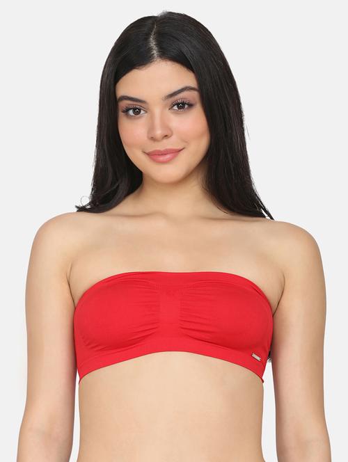 red nylon tube bra - 17426691 - Very Small Image - 1