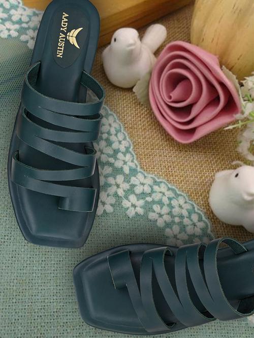 green one toe sandals - 17427964 - Very Small Image - 1