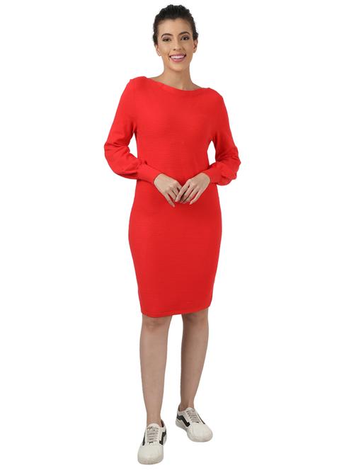 v neck bodycone dress - 17428141 - Very Small Image - 1