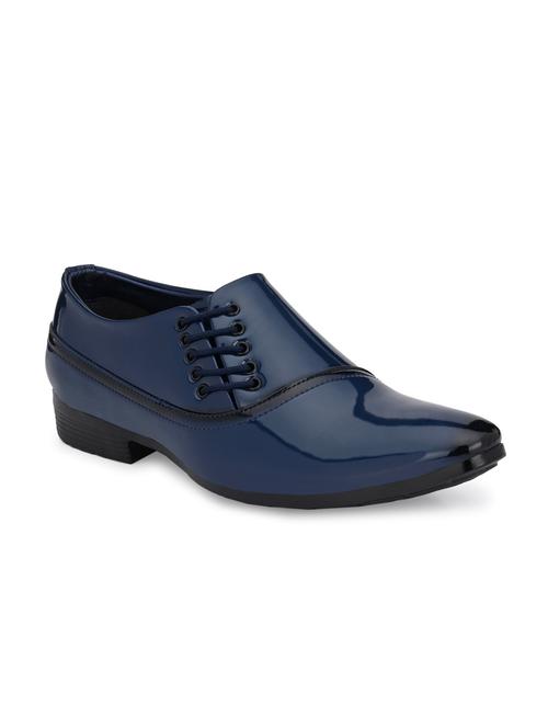 navy lace-up derbies - 17428727 - Very Small Image - 1