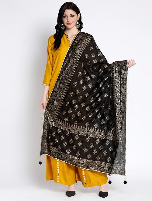 foil print printed dupatta - 17428839 - Very Small Image - 1