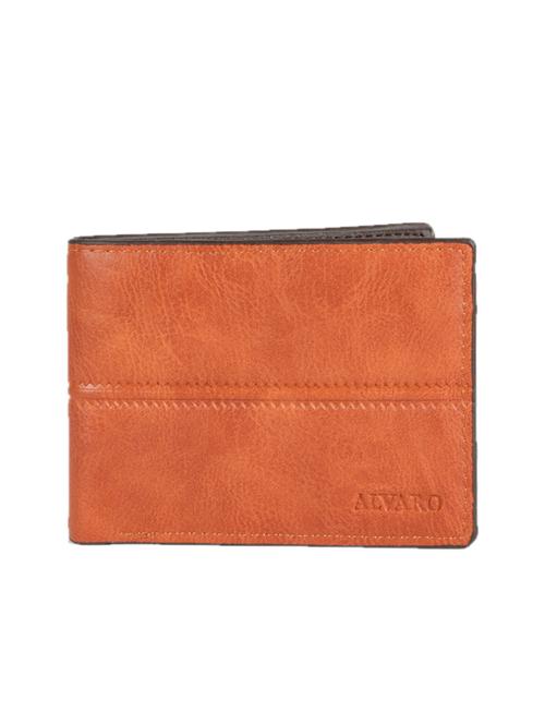 orange leatherette wallet - 17429052 - Very Small Image - 1