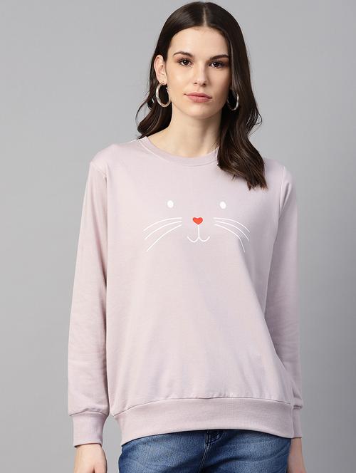 crew neck quirky sweatshirt - 17431573 - Very Small Image - 1