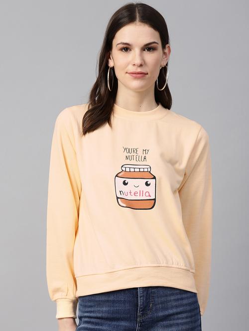 crew neck quirky sweatshirt - 17431592 - Very Small Image - 1