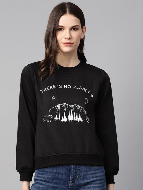 crew neck printed sweatshirt - 17431603 - Very Small Image - 1