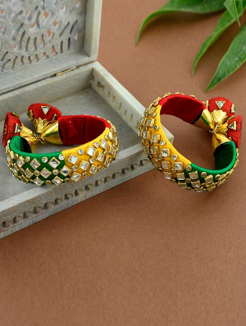 multi colored brass bangle - 17431984 - Very Small Image - 1