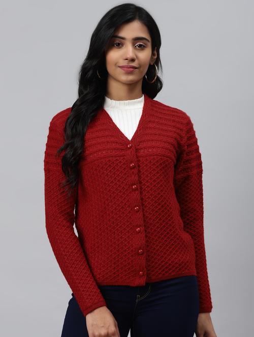 self design regular cardigan - 17432587 - Very Small Image - 1