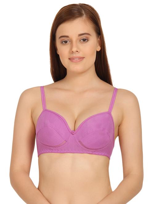 floral patch push up bra - 17432821 - Very Small Image - 1