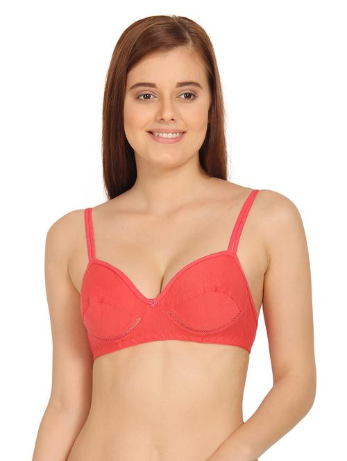 floral patch push up bra - 17432822 - Very Small Image - 1