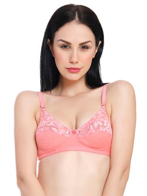 floral patch embroidered bra - 17432833 - Very Small Image - 1