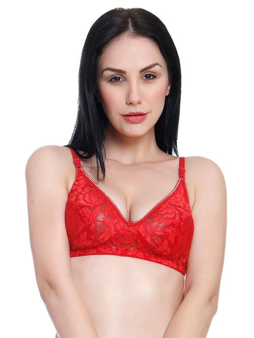 floral patch regular bra - 17432866 - Very Small Image - 1