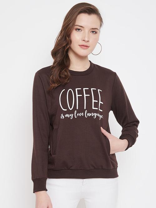 crew neck fleece sweatshirt - 17433165 - Very Small Image - 1