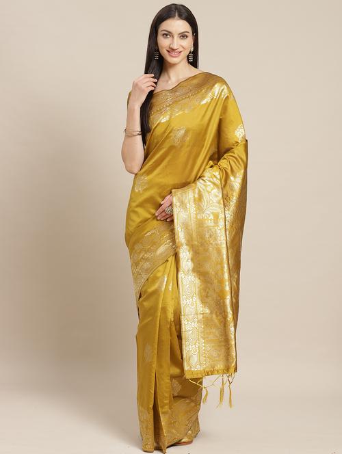 floral banarasi saree - 17433683 - Very Small Image - 1