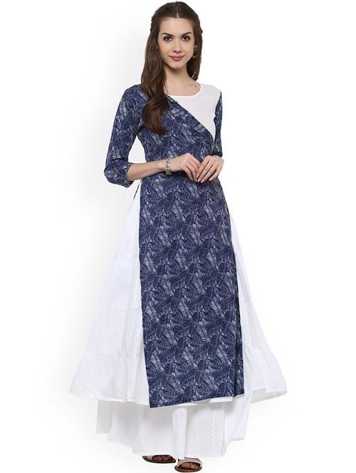 printed anarkali kurta - 17433923 - Very Small Image - 1