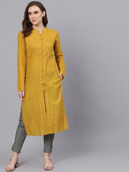 striped straight kurta - 17434260 - Very Small Image - 1