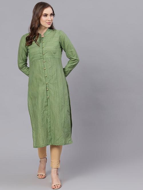 floral a-line kurta - 17434270 - Very Small Image - 1