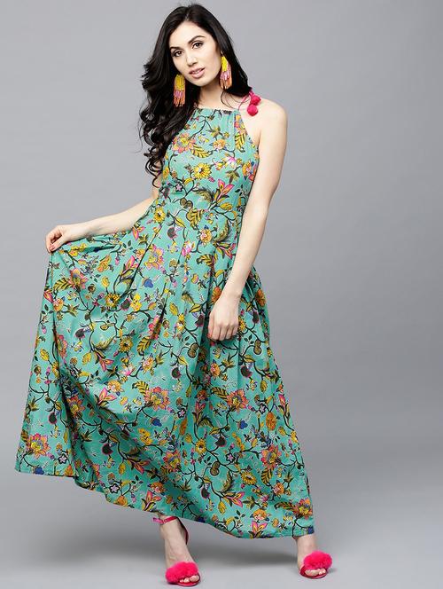floral maxi dress - 17434438 - Very Small Image - 1