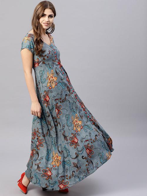floral maxi dress - 17434454 - Very Small Image - 1