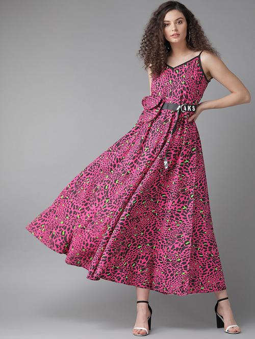 animal print dress with fabric pouch  - 17434563 - Very Small Image - 1