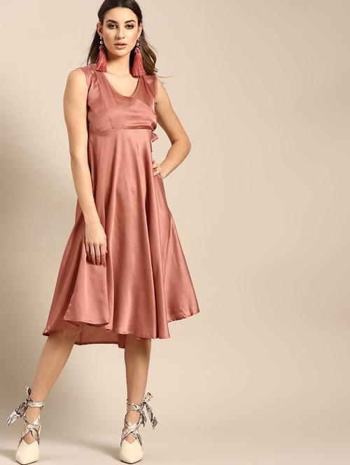 knot detail wrap dress - 17434827 - Very Small Image - 1