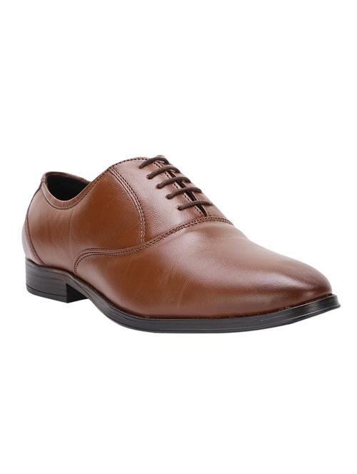 tan patent leather laceup derbies - 17435245 - Very Small Image - 1