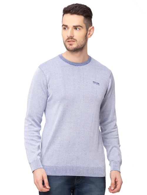 light blue solid pullover - 17437392 - Very Small Image - 1
