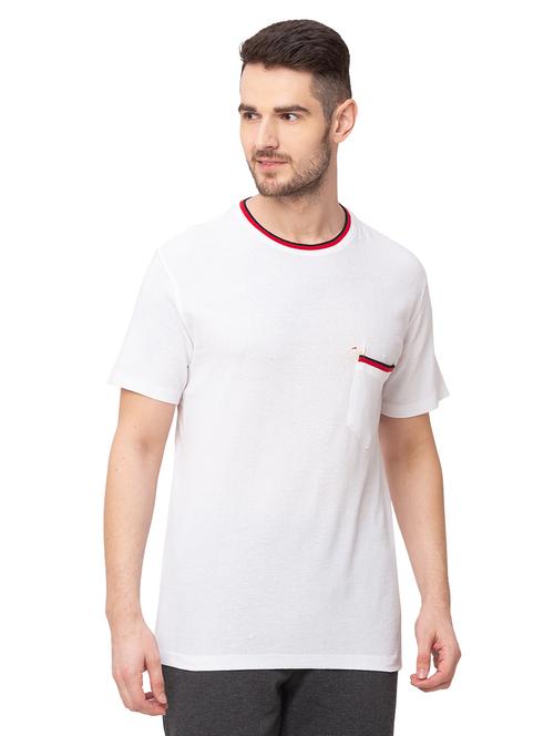 white solid pocket t-shirt - 17437419 - Very Small Image - 1