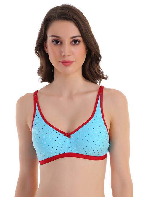 contrast bind polka dot bra - 17437579 - Very Small Image - 1