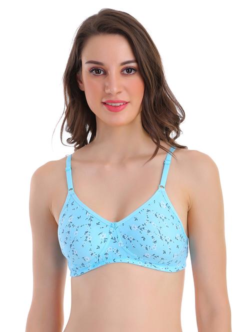 floral patch regular bra - 17437582 - Very Small Image - 1