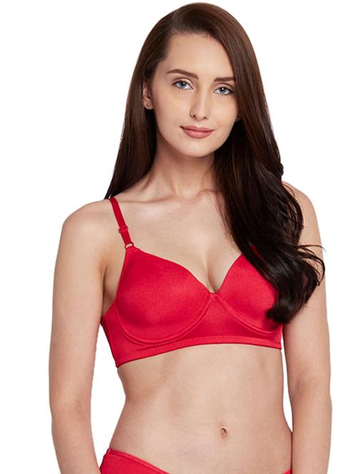 red solid t-shirt bra - 17437626 - Very Small Image - 1
