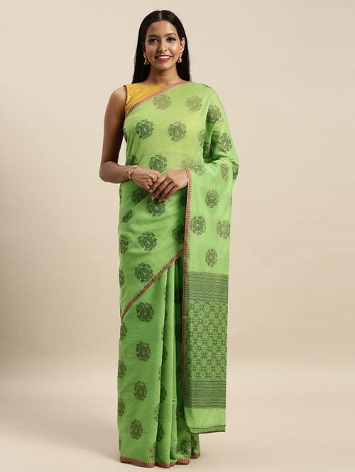 self design handloom saree - 17437705 - Very Small Image - 1