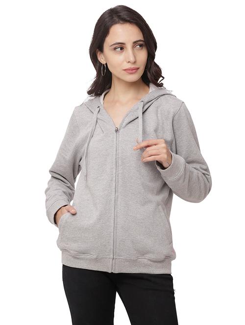 hooded neck zipper jacket - 17438825 - Very Small Image - 1