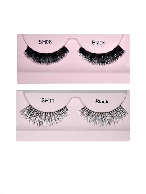 glamgals hollywood-u.s.a stylish soft thick reusable false eye lashes pack of 2 - 17440039 - Very Small Image - 1
