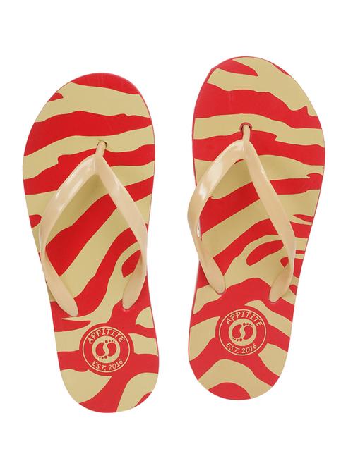 red toe separator flip flop - 17440623 - Very Small Image - 1