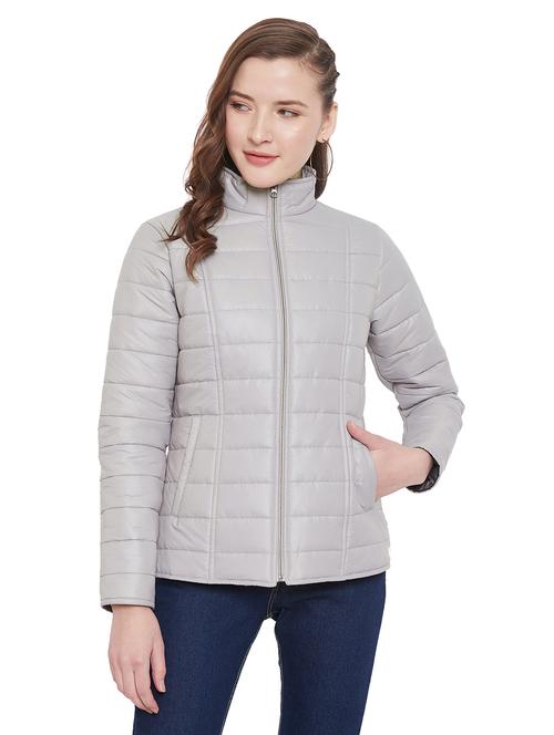 zip up quilted jacket - 17440633 - Very Small Image - 1